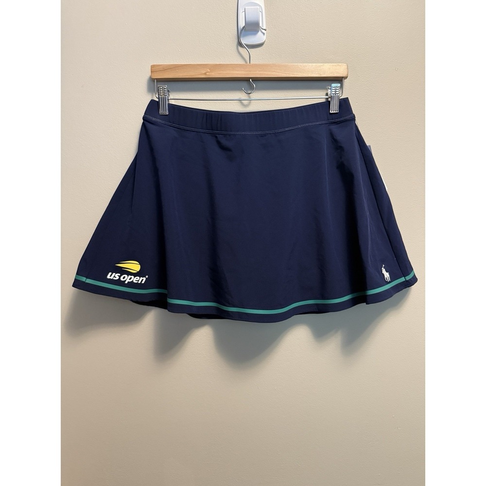 POLO RALPH LAUREN US OPEN WOMENS SKORT SIZE MEDIUM NAVY BLUE NEW WITH TAGS